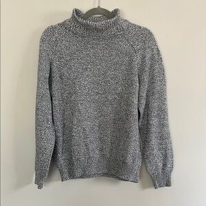 Heather Gray Cowl Neck Sweater with Relaxed Fit